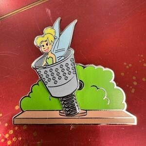 Disney Spring Rides 2024 Tinker Bell Thimble Limited Edition Pin LE Peter Pan